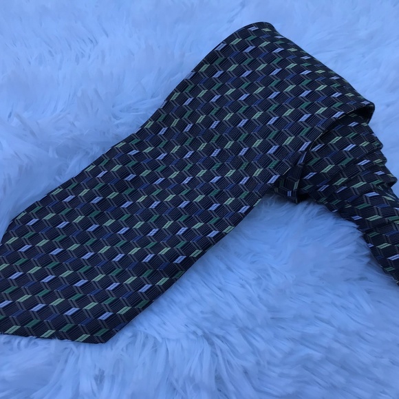 Villini Men Tie 100% Silk Neck Tie Hand Made Tie - Picture 1 of 8